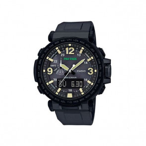 Bracelet de montre Casio 5497 PRG-600-1 / 10631620 Plastique Noir 24mm